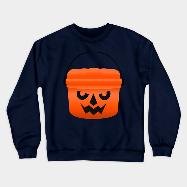 McGoblin Halloween Bucket Crewneck Sweatshirt by carcinojen